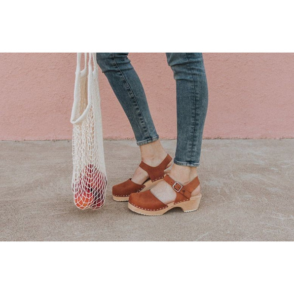 Lotta's Sweden made Highwood Brown Clogs in Oiled Nubuck Size 39 S000049 - Picture 3 of 10